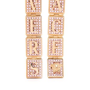 Versace  Versace Tiles crystal-embellished earrings