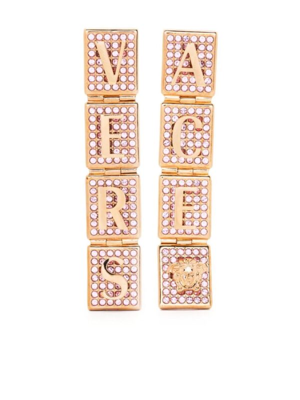 Versace  Versace Tiles crystal-embellished earrings
