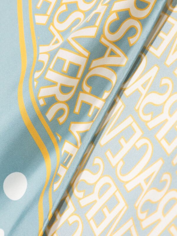 Versace  logo polka-dot print scarf - Image 2