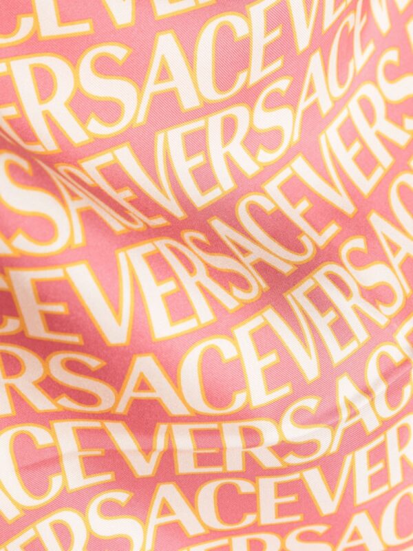 Versace  logo polka-dot print scarf - Image 2