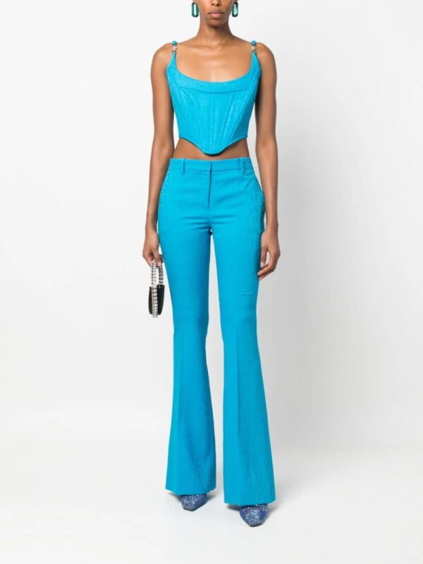 Versace  Allover-jacquard corset top - Image 2
