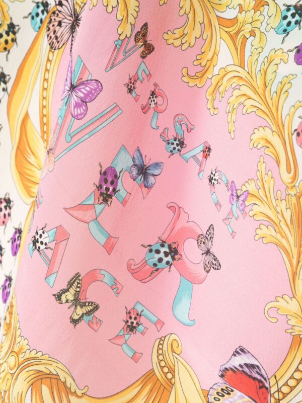 Versace  graphic-print silk scarf - Image 2