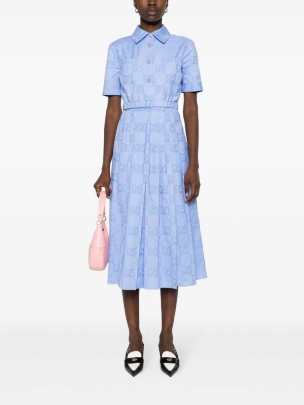 Gucci  GG-jacquard midi dress - Image 2