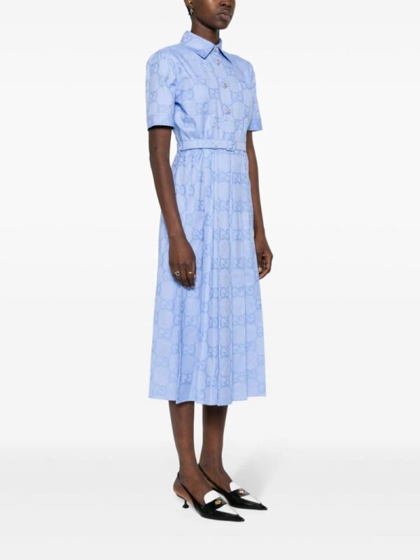 Gucci  GG-jacquard midi dress - Image 3