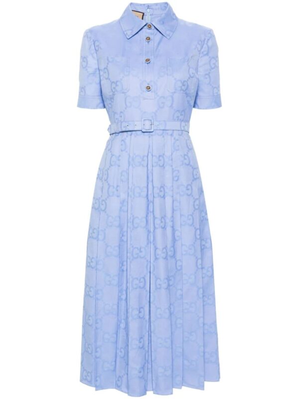 Gucci  GG-jacquard midi dress