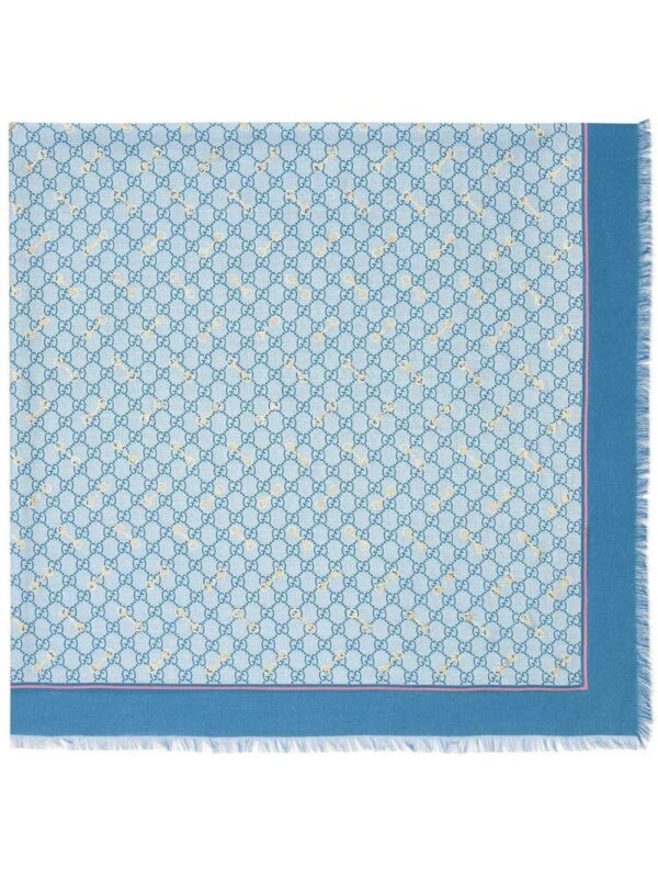 Gucci  Horsebit-print silk scarf