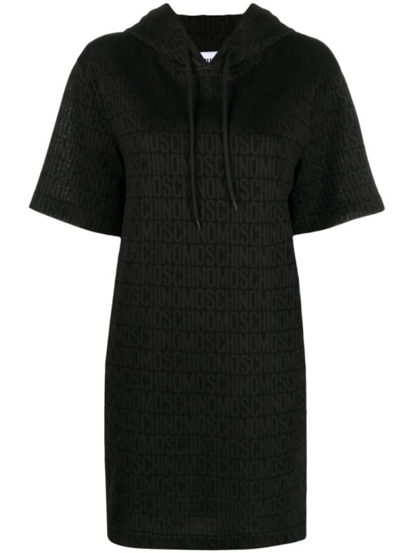 Moschino logo-print mini dress