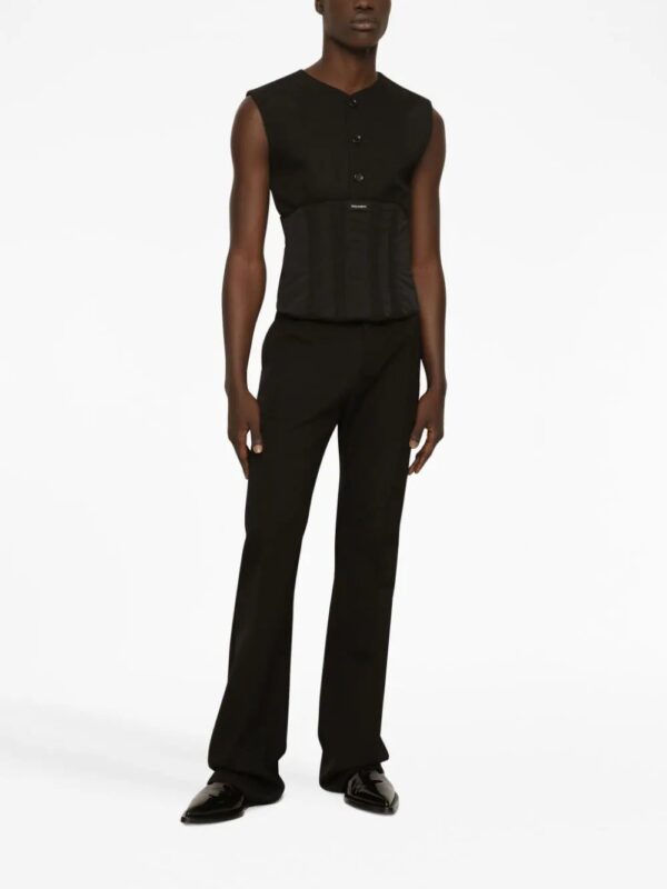 Dolce & Gabbana  logo-patch corset-style belt - Image 2