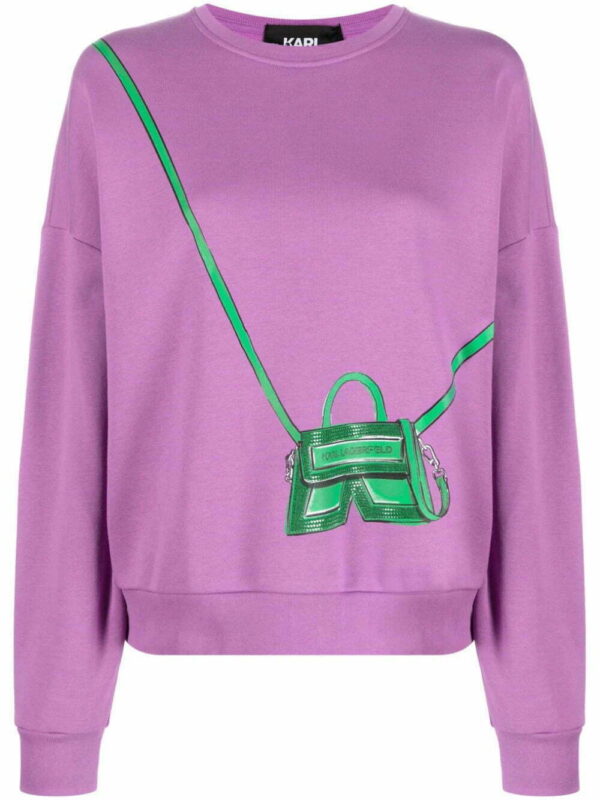 Karl Lagerfeld  IKON/K Bag print sweatshirt