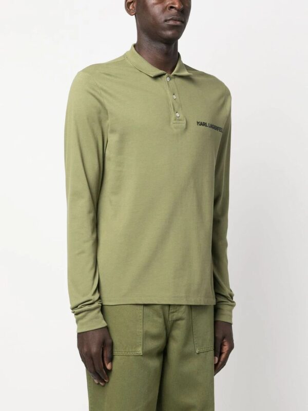Karl Lagerfeld  logo-print polo shirt - Image 3