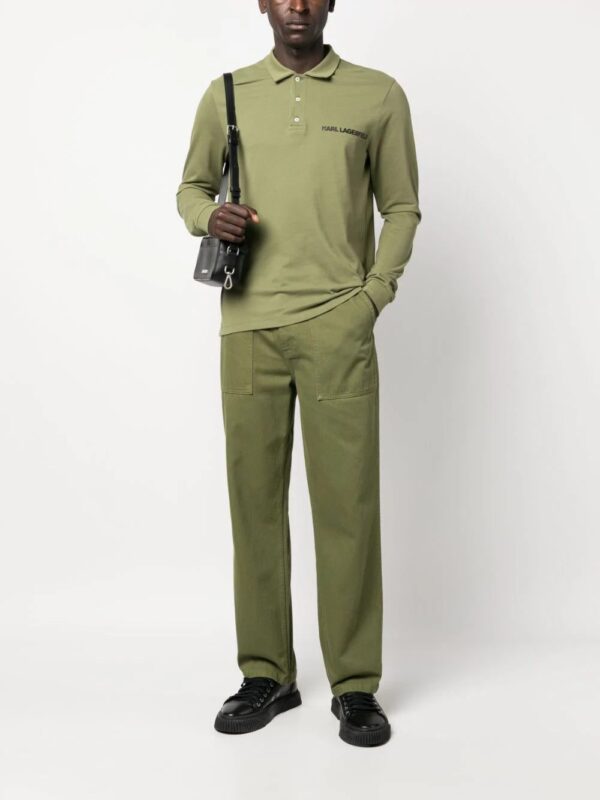 Karl Lagerfeld  logo-print polo shirt - Image 2