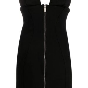 Off-White  zipped strapless minidress