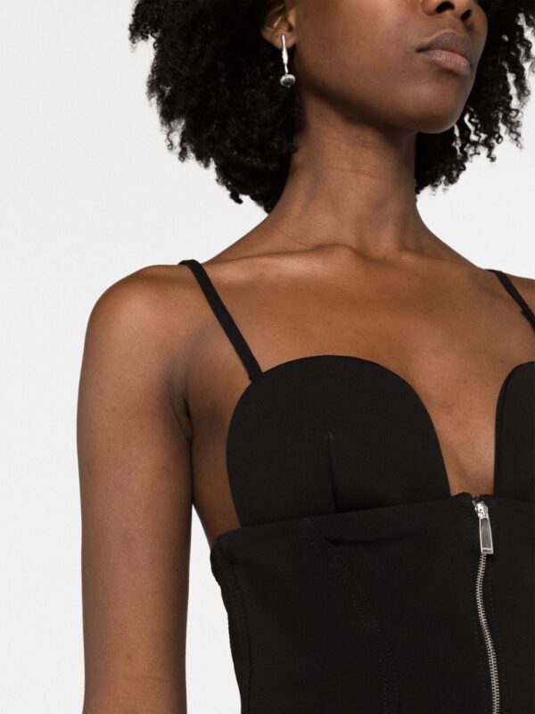 Off-White zipped strapless minidress - Image 4
