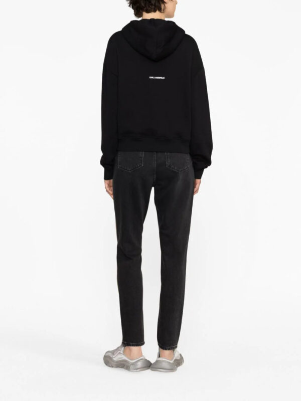 Karl Lagerfeld  Ikonik 2.0 organic-cotton hoodie - Image 2
