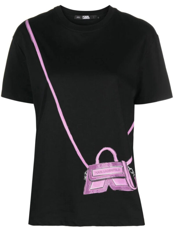 Karl Lagerfeld  IKON/K Bag print T-shirt