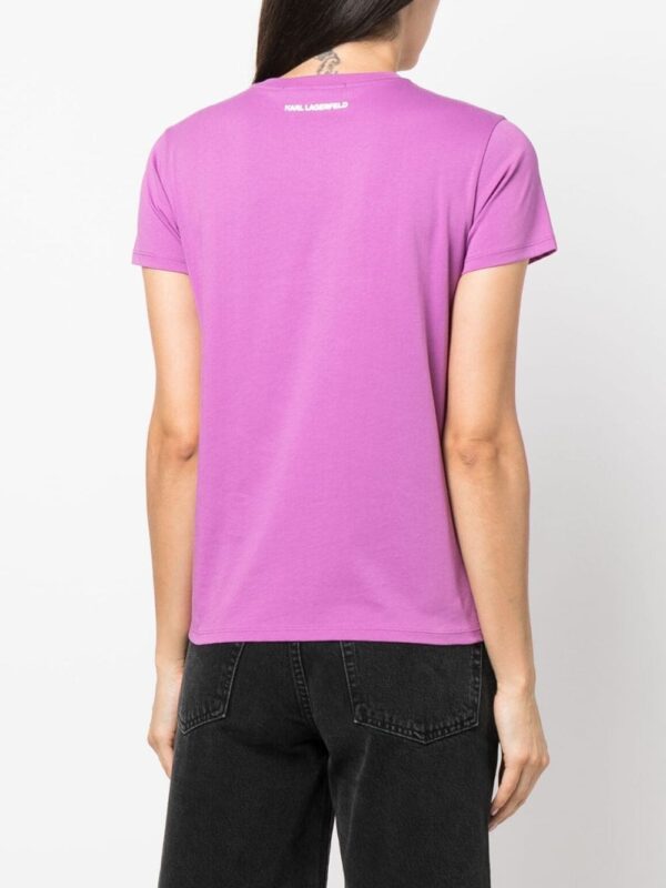 Karl Lagerfeld  Ikonik 2.0 organic-cotton T-shirt - Image 4