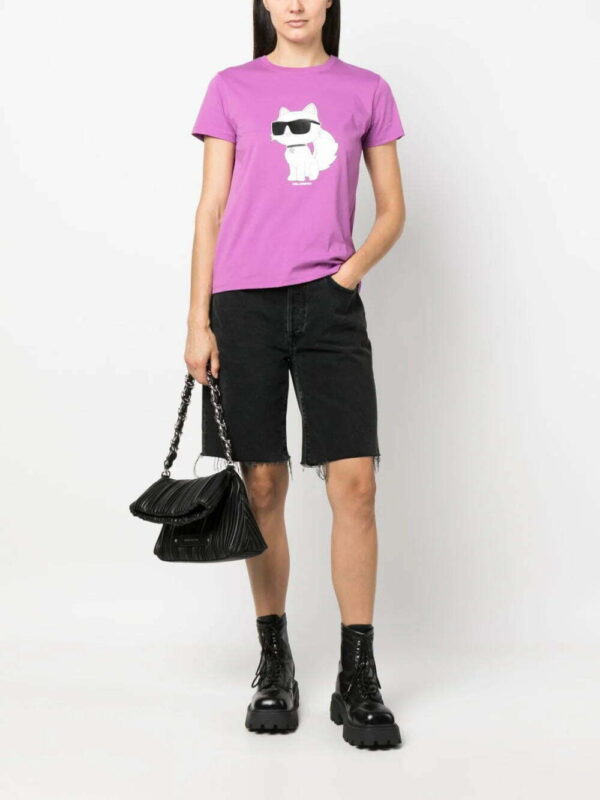 Karl Lagerfeld  Ikonik 2.0 organic-cotton T-shirt - Image 2