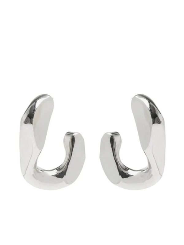 Alexander McQueen  chain hoop earrings