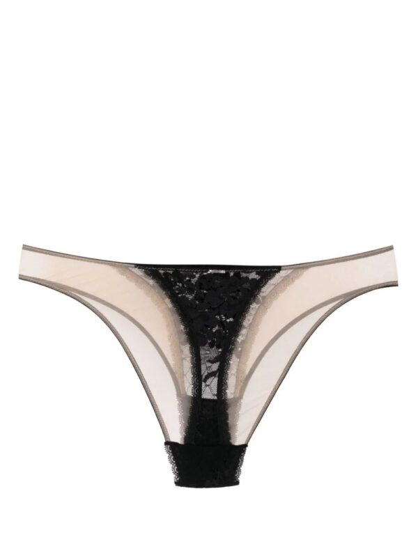 Wolford  semi-sheer laced briefs - Image 2