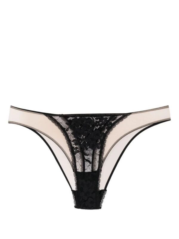 Wolford  semi-sheer laced briefs