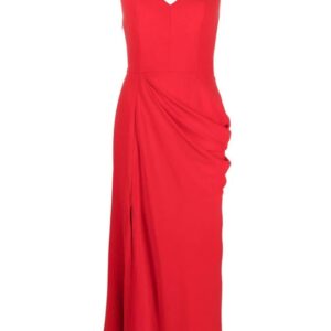 Alexander McQueen draped mid-length dress