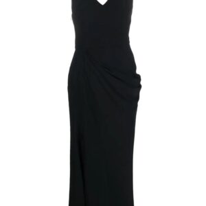Alexander McQueen draped mid-length dress