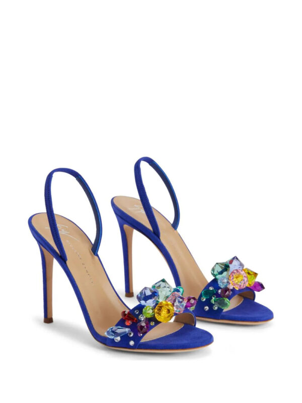 Giuseppe Zanotti  Blinda 105mm suede sandals - Image 2
