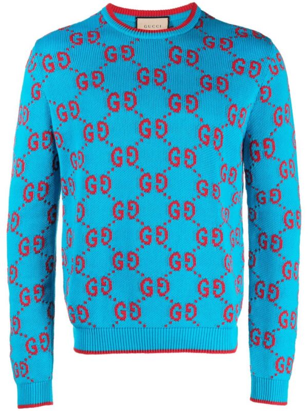 Gucci  GG intarsia-knit cotton jumper