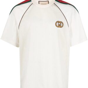 Gucci  GG-logo print mesh T-shirt