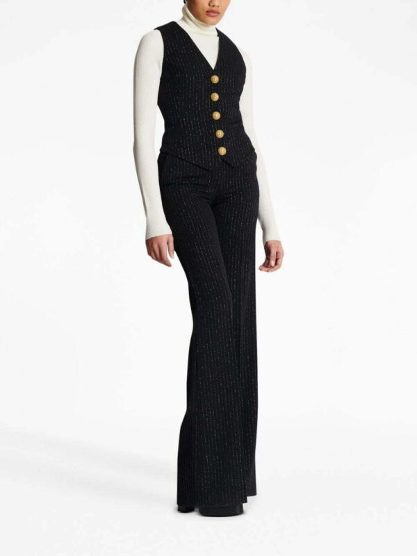 Balmain  lurex striped vest top - Image 3