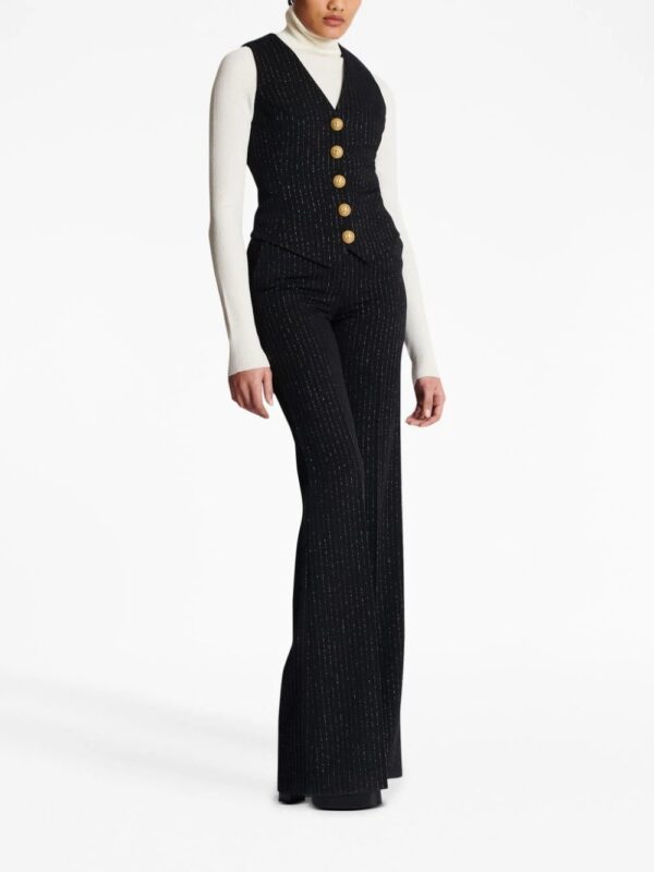 Balmain  lurex striped vest top - Image 3