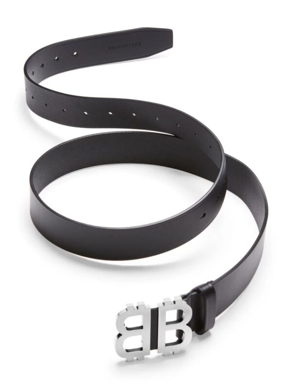 Balenciaga  Crypto BB leather belt