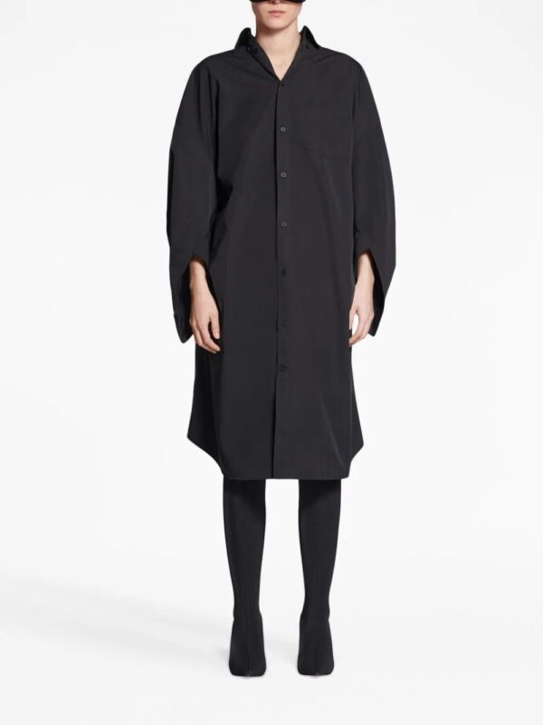 Balenciaga  long-sleeved shirt dress - Image 2