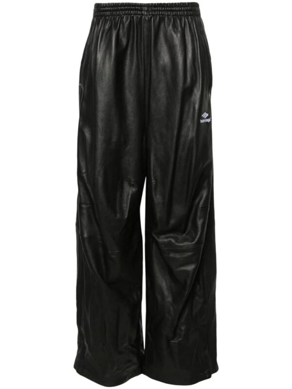 Balenciaga  3B Sports Icon leather track trousers