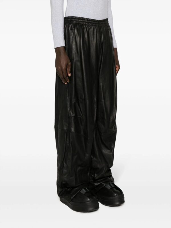 Balenciaga  3B Sports Icon leather track trousers - Image 4