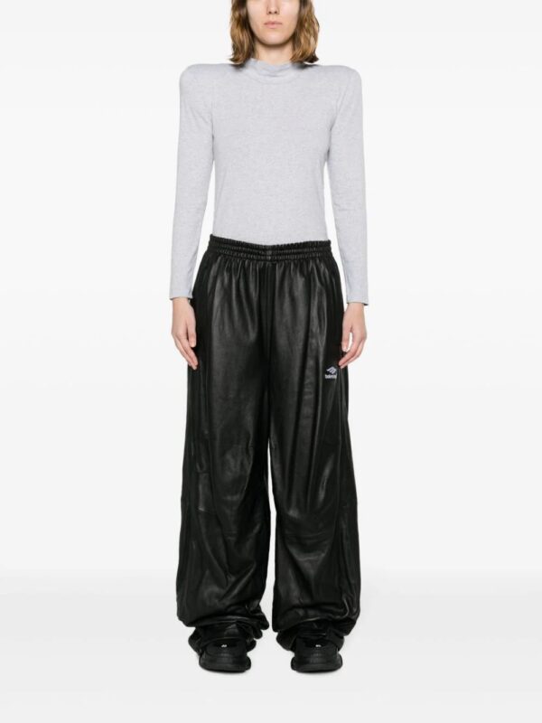 Balenciaga  3B Sports Icon leather track trousers - Image 3