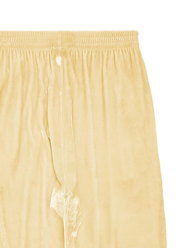 Balenciaga  velvet-effect straight-leg trousers - Image 2