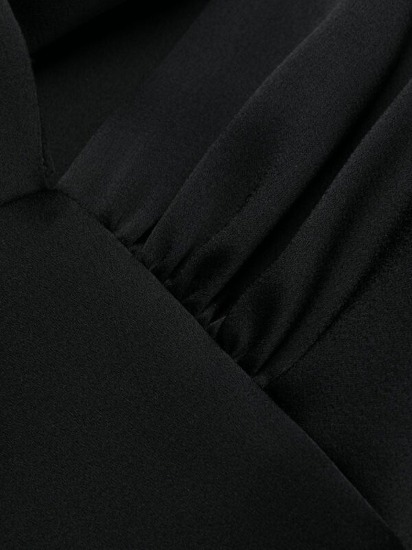 Saint Laurent V-neck silk maxi dress - Image 6