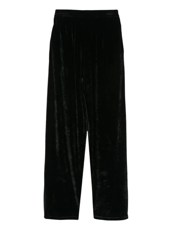 Balenciaga  velvet-effect straight-leg trousers - Image 2