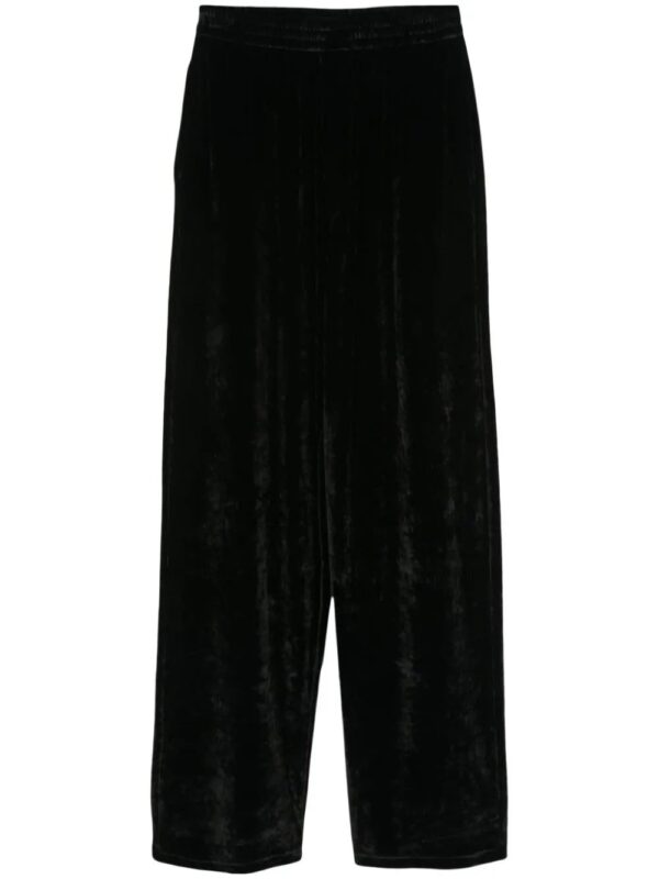 Balenciaga  velvet-effect straight-leg trousers