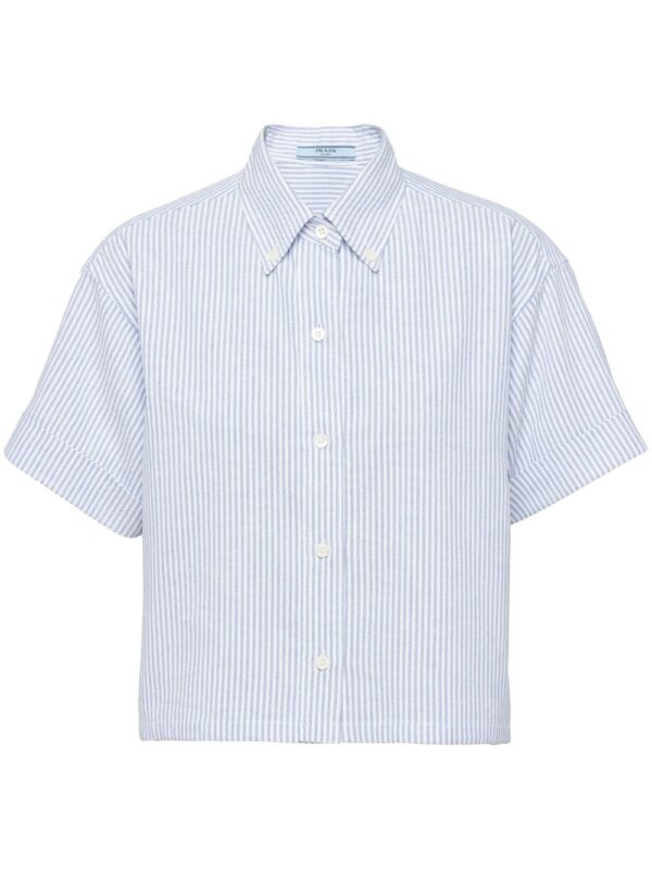 Prada striped Oxford shirt