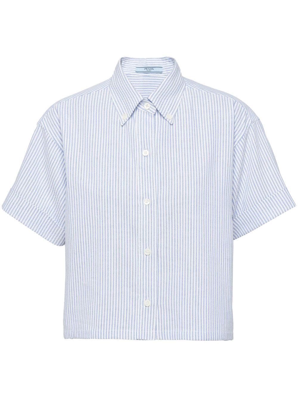 Prada striped Oxford shirt