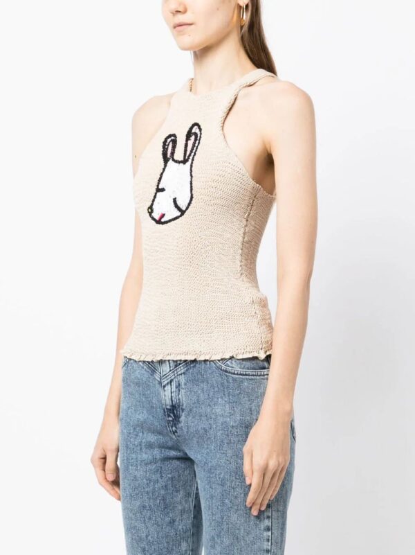 Stella McCartney  animal-motif knitted top - Image 3