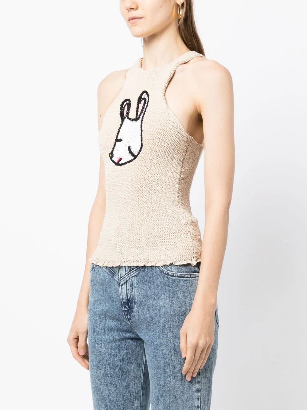 Stella McCartney  animal-motif knitted top - Image 3