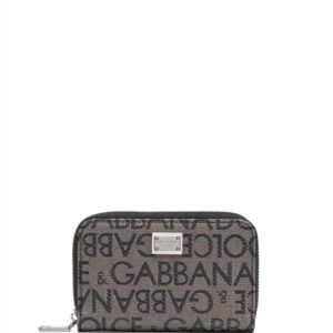 Dolce & Gabbana jacquard-logo cotton-blend wallet