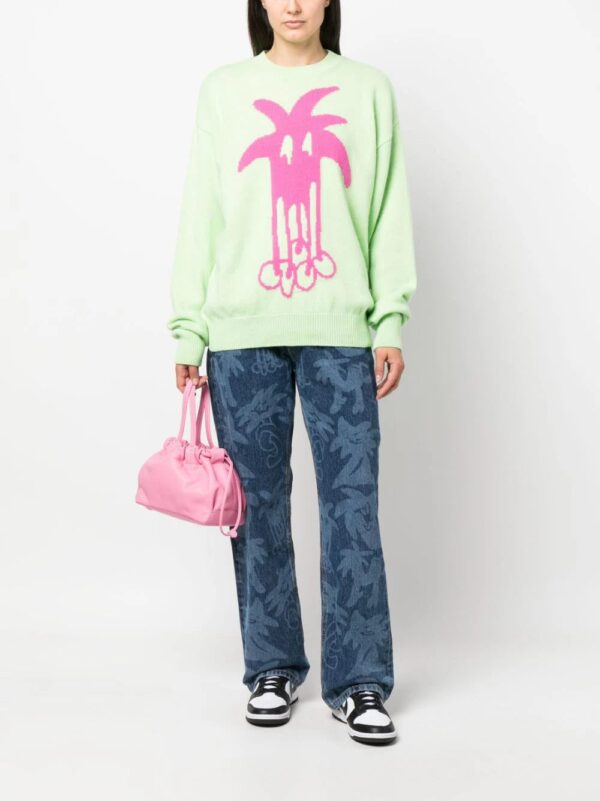 Palm Angels  Palmity palm tree-print jeans - Image 2
