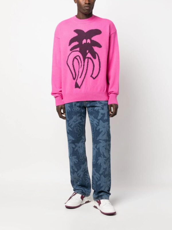 Palm Angels  Palmity palm tree-print jeans - Image 3