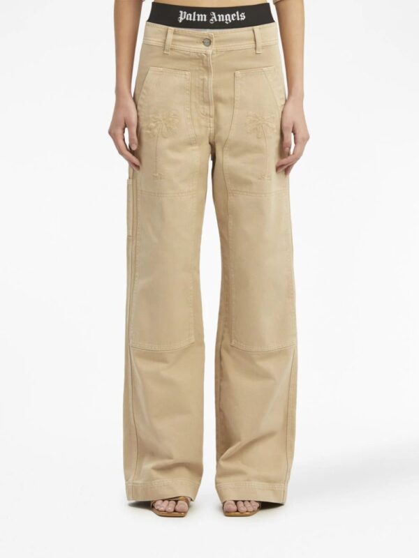 Palm Angels  mid-rise straight-leg trousers - Image 3