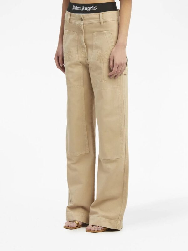 Palm Angels  mid-rise straight-leg trousers - Image 4
