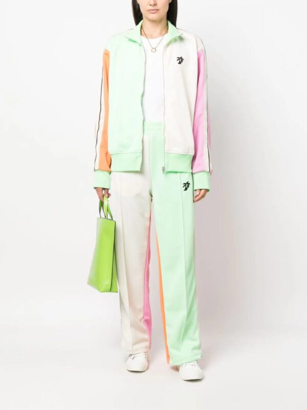 Palm Angels  colourblock logo-print track jacket - Image 3